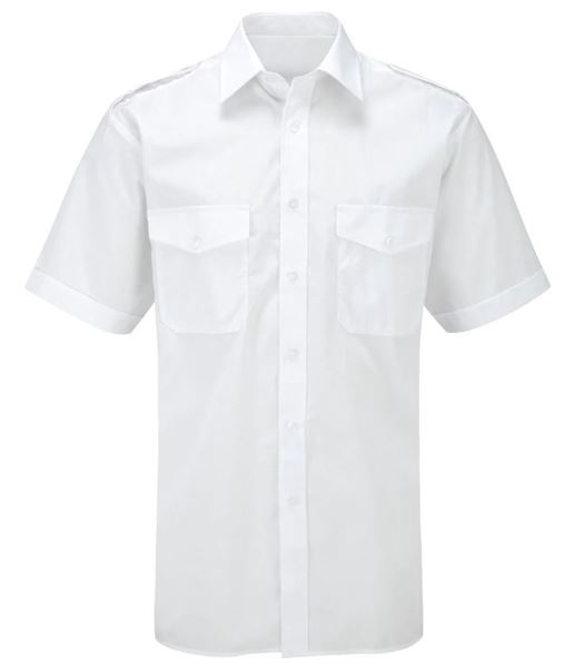 Picture of PILOT SHIRT WHITE S/S